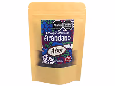 Ar&aacute;ndanos cubiertos de Chocolate Oscuro al 70%