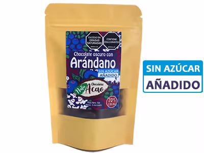 Ar&aacute;ndanos cubiertos de Chocolate Oscuro al 70% SIN AZ&Uacute;CAR